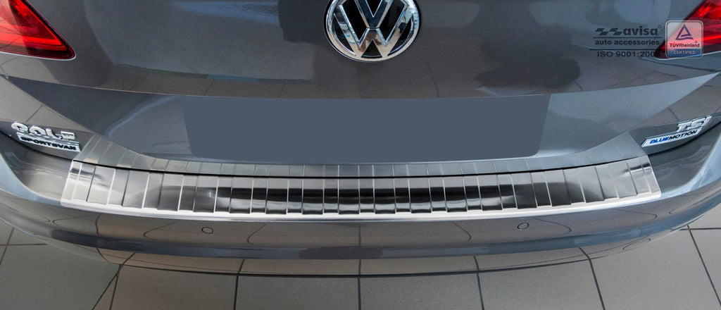 Lastskydd Volkswagen Golf Sportsvan 2014–2017, facelift 2017+ – Silver satin | AVISA - Carlevel AB - Lastskydd