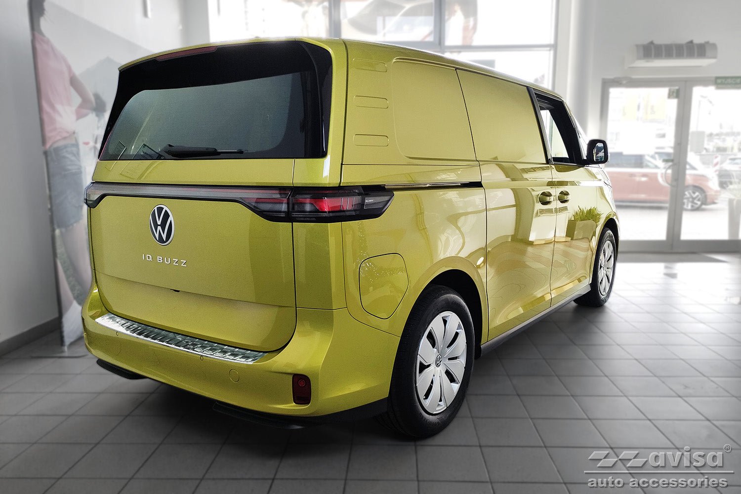 Lastskydd Volkswagen ID Buzz (EB) 2022+/ ID Buzz Cargo (Ebn) 2022+ – Silver satin | AVISA - Carlevel AB - Lastskydd