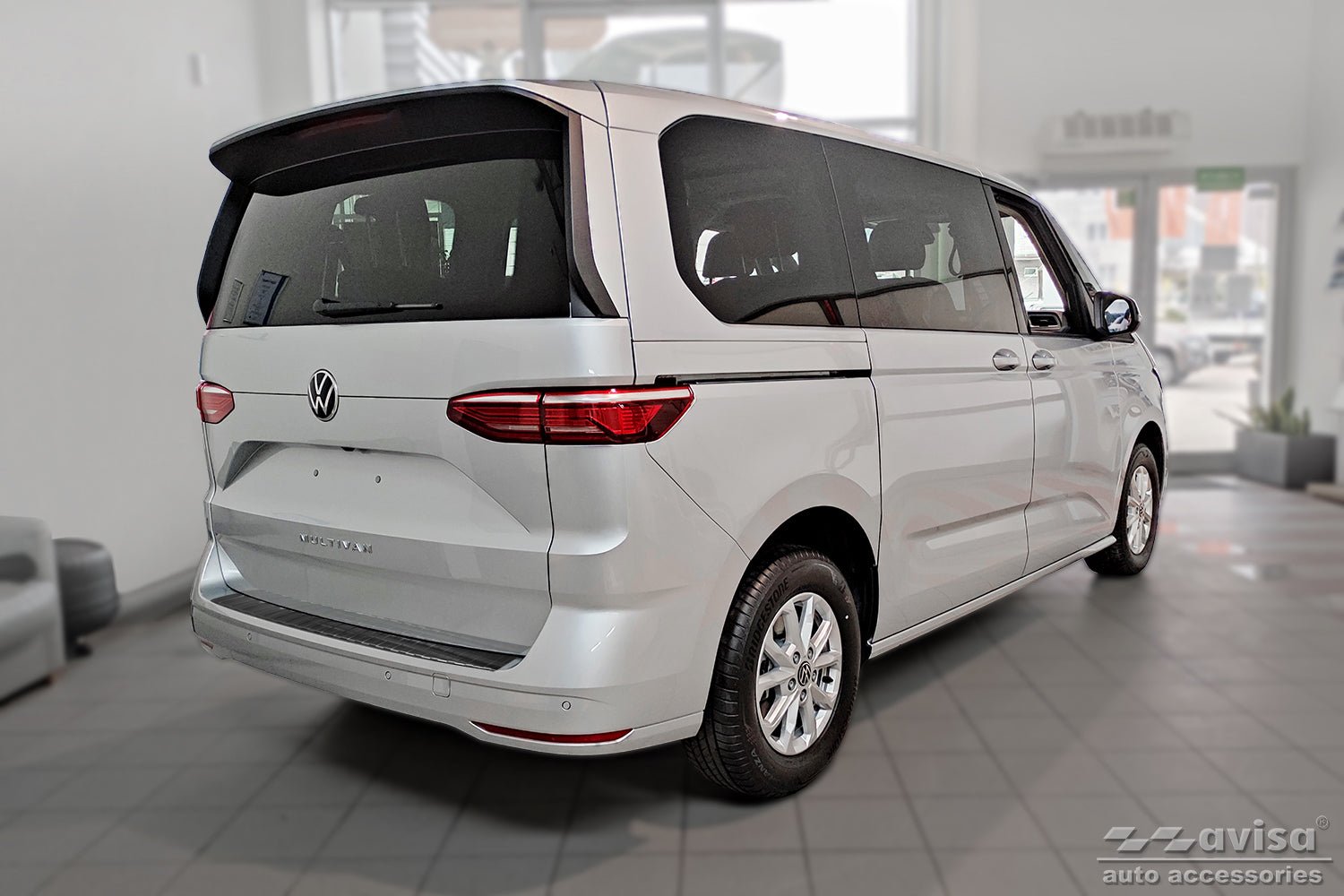 Lastskydd Volkswagen Multivan T7 2021+/ Family 2025/ California 2025+ Svart | AVISA - Carlevel AB - Lastskydd