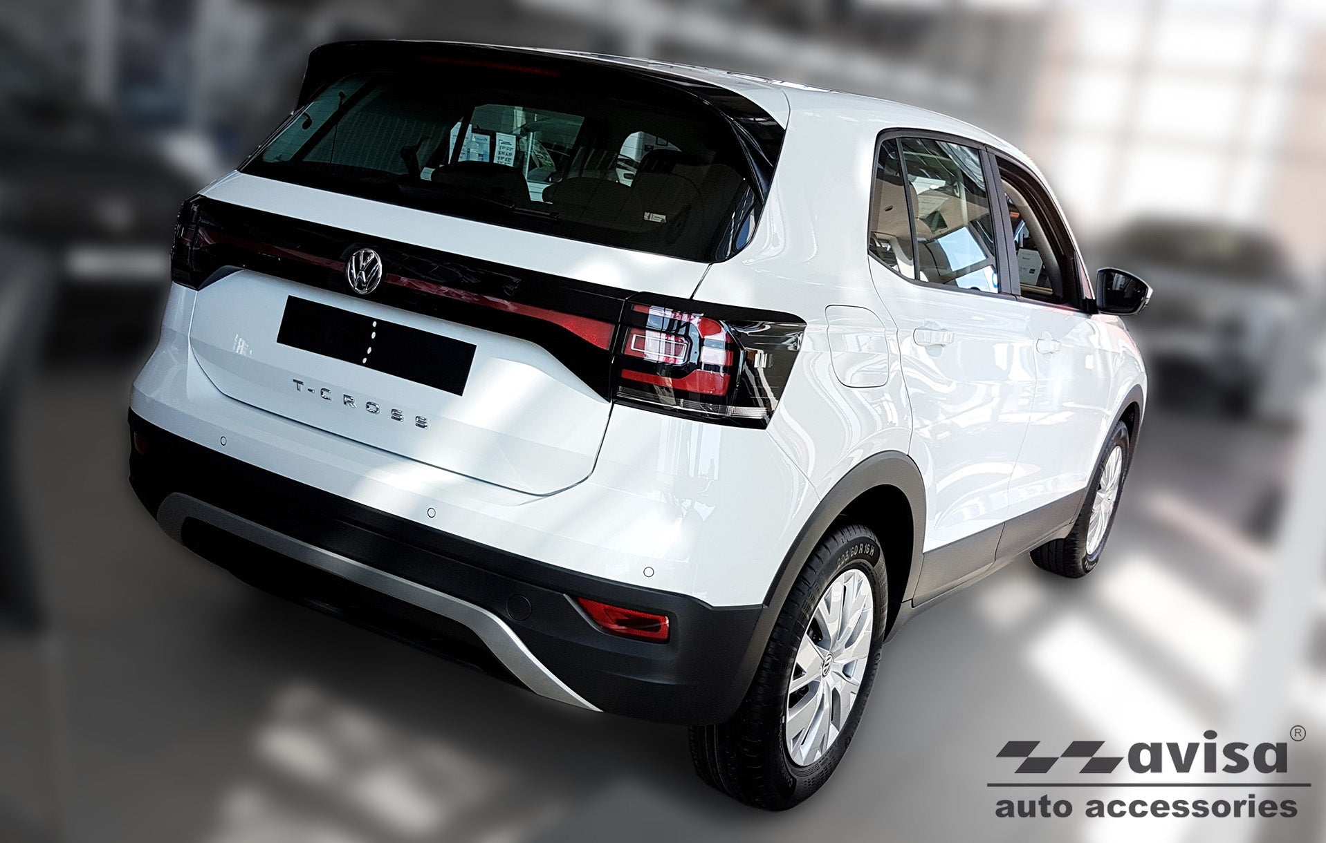 Lastskydd Volkswagen T-Cross 2018–2024, facelift 2024+ – Svart (2/49255) | AVISA - Carlevel AB - Lastskydd