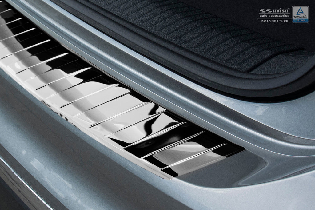 Lastskydd Volkswagen Tiguan II 2015–2020, facelift 2020+/ eHybrid 2020–2024 m.fl. – Spegelpolerat silver | AVISA - Carlevel AB - Lastskydd