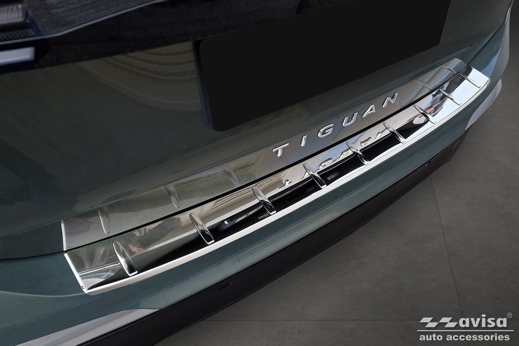 Lastskydd Volkswagen Tiguan III 2024+ – Spegelpolerat silver | AVISA - Carlevel AB - Lastskydd
