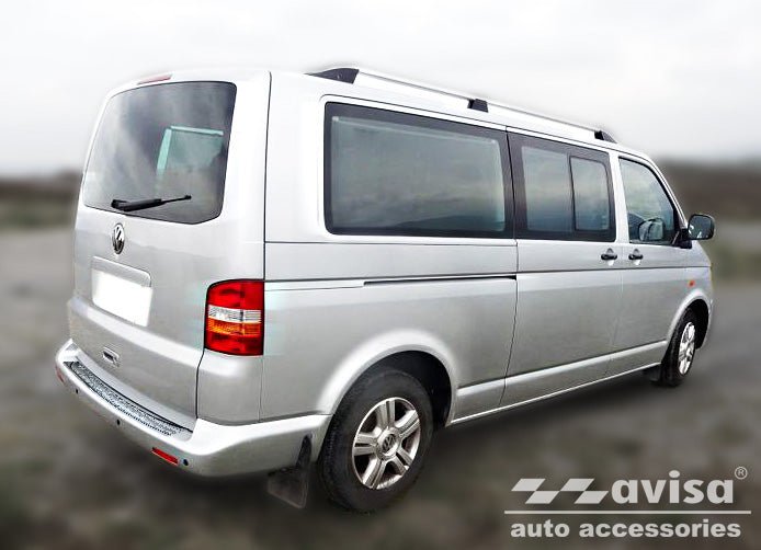 Lastskydd Volkswagen Transporter T5 Multivan, Caravelle 2003–2012; facelift 2012–2015 ( fits to the two bak dörrar and… – Silver satin | AVISA - Carlevel AB - Lastskydd