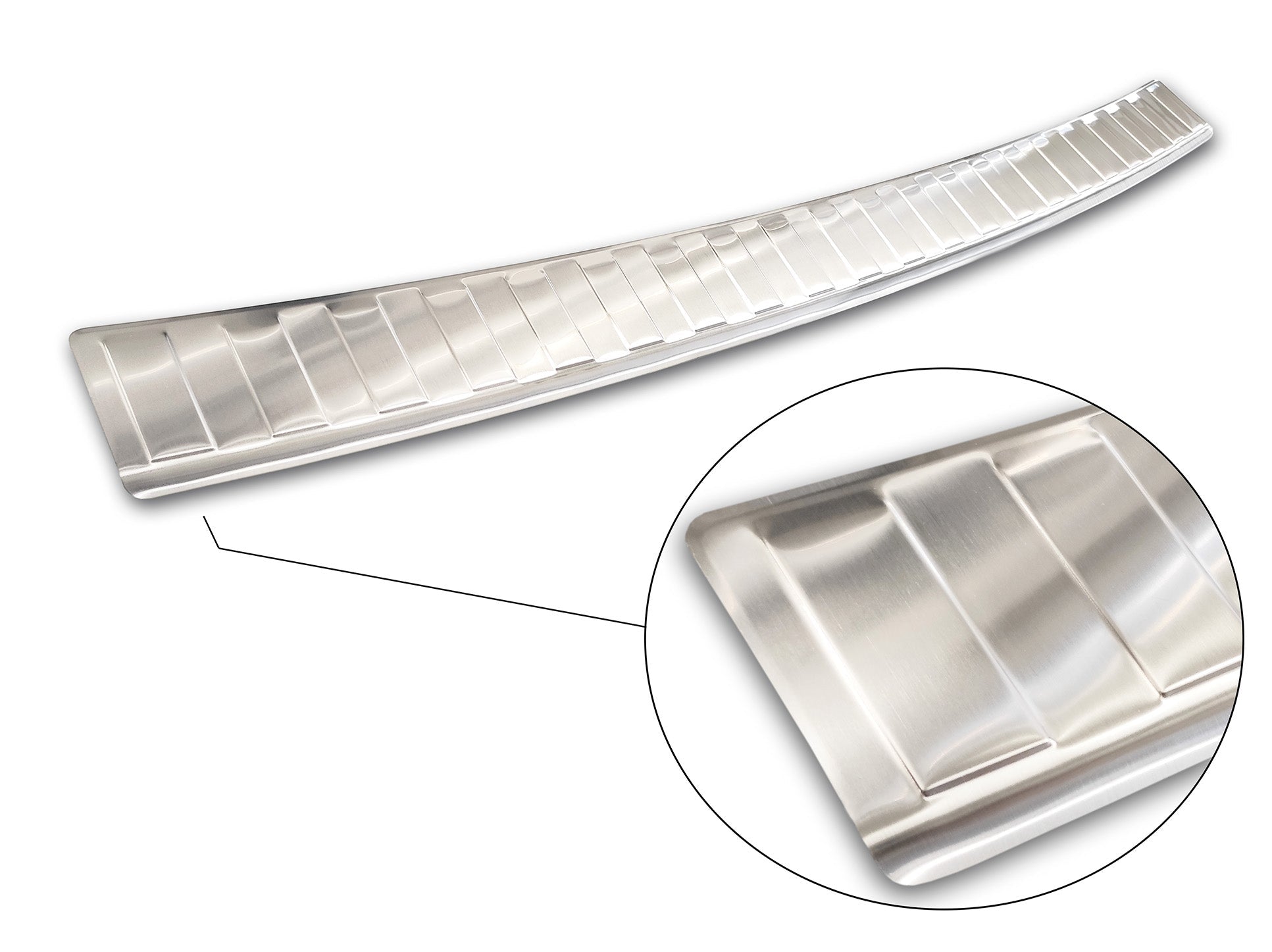 Lastskydd Volkswagen Transporter T5 Multivan, Caravelle 2003–2012; facelift 2012–2015 ( fits to the two bak dörrar and… – Silver satin | AVISA - Carlevel AB - Lastskydd
