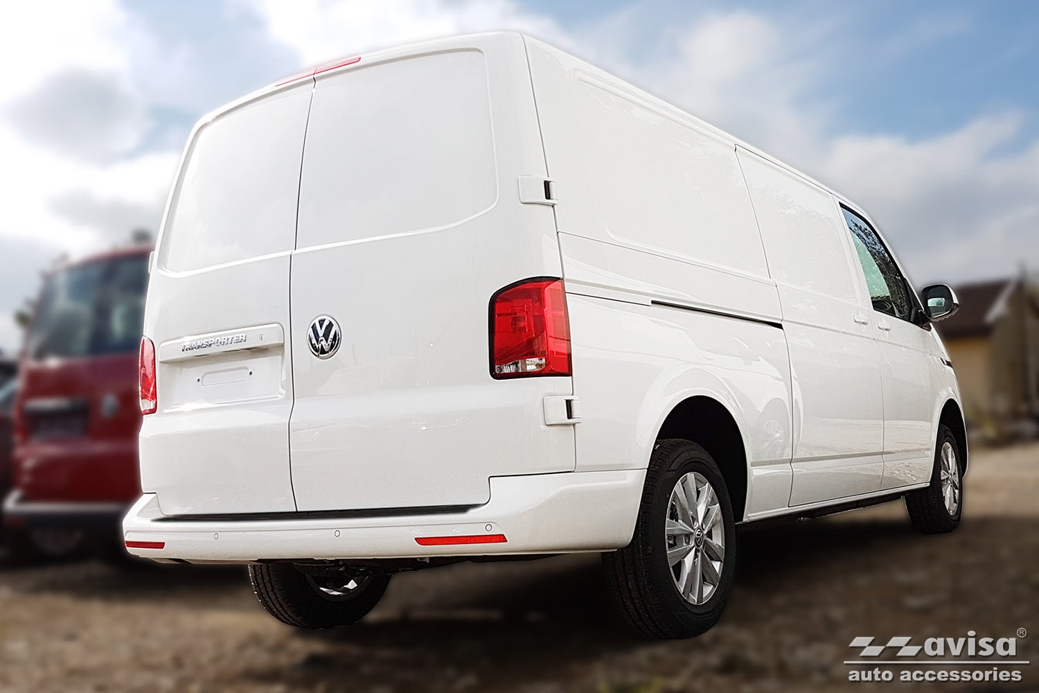 Lastskydd Volkswagen Transporter T5 Multivan, Caravelle 2003–2012, facelift 2012–2015 ( fits to the two bak dörrar and versionen… (2/49274) | AVISA - Carlevel AB - Lastskydd