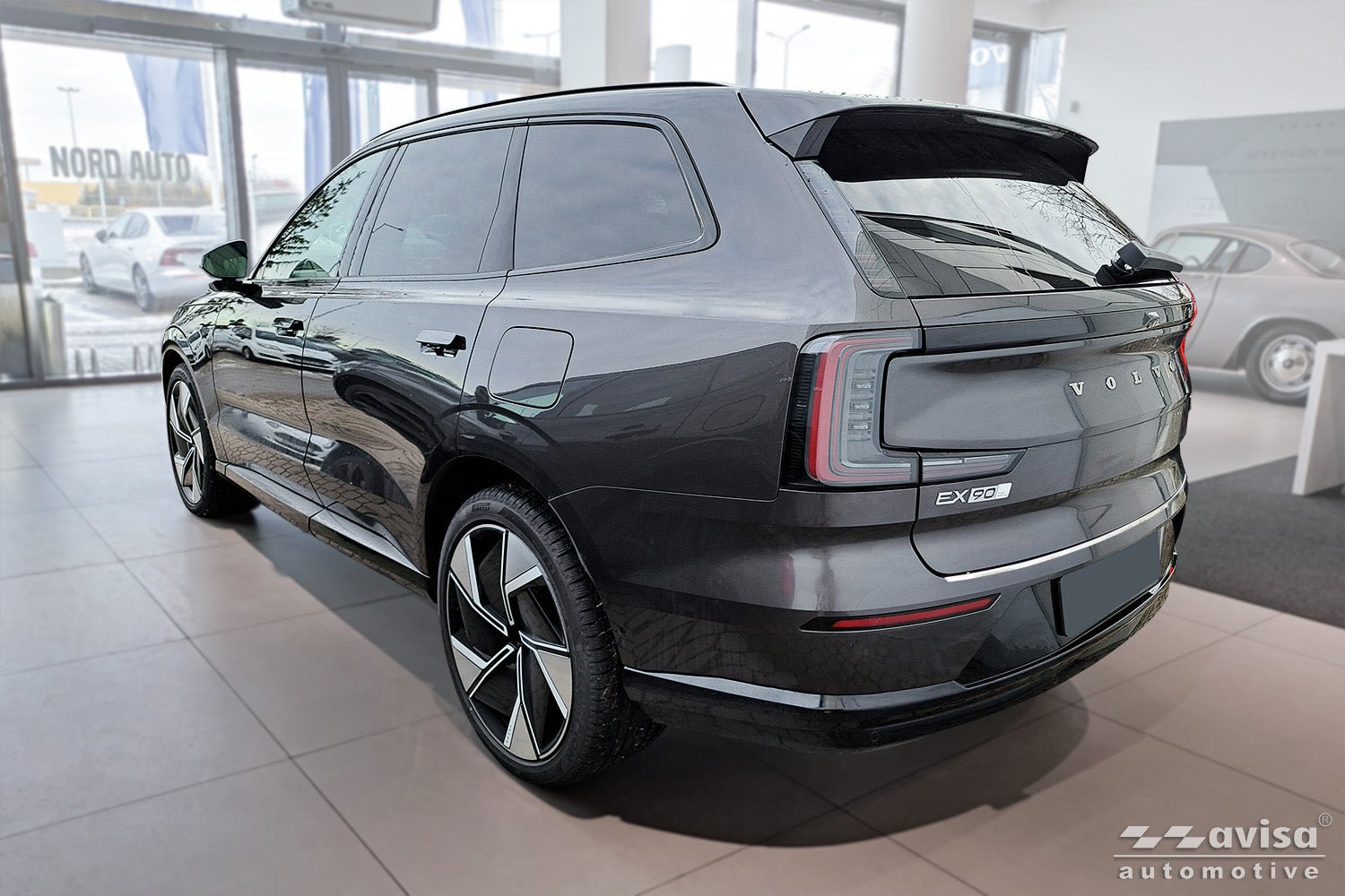 Lastskydd Volvo EX 90 2024+ – Silver satin | AVISA - Carlevel AB - Lastskydd