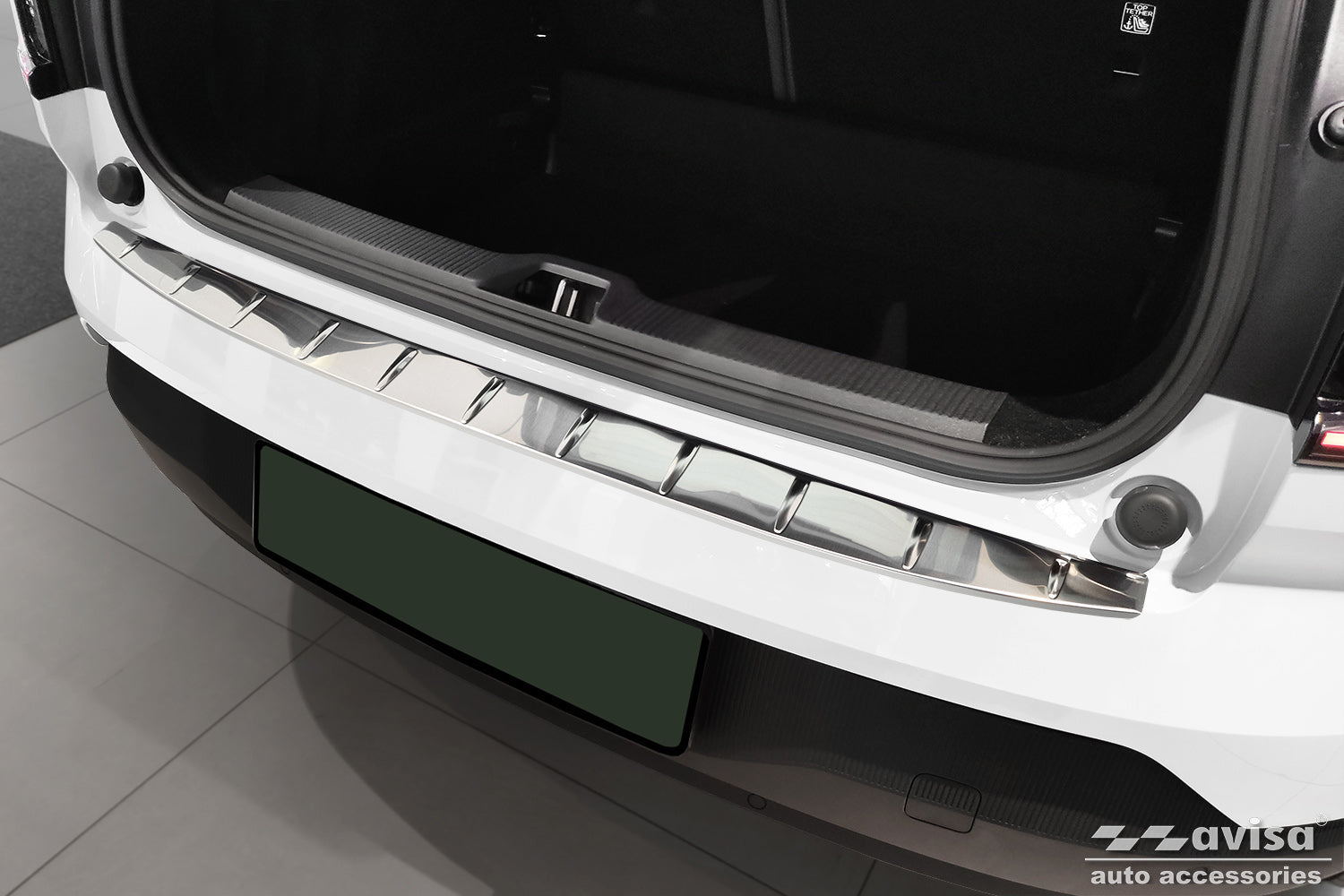 Lastskydd Volvo EX30 2023+ – Silver satin | AVISA - Carlevel AB - Lastskydd