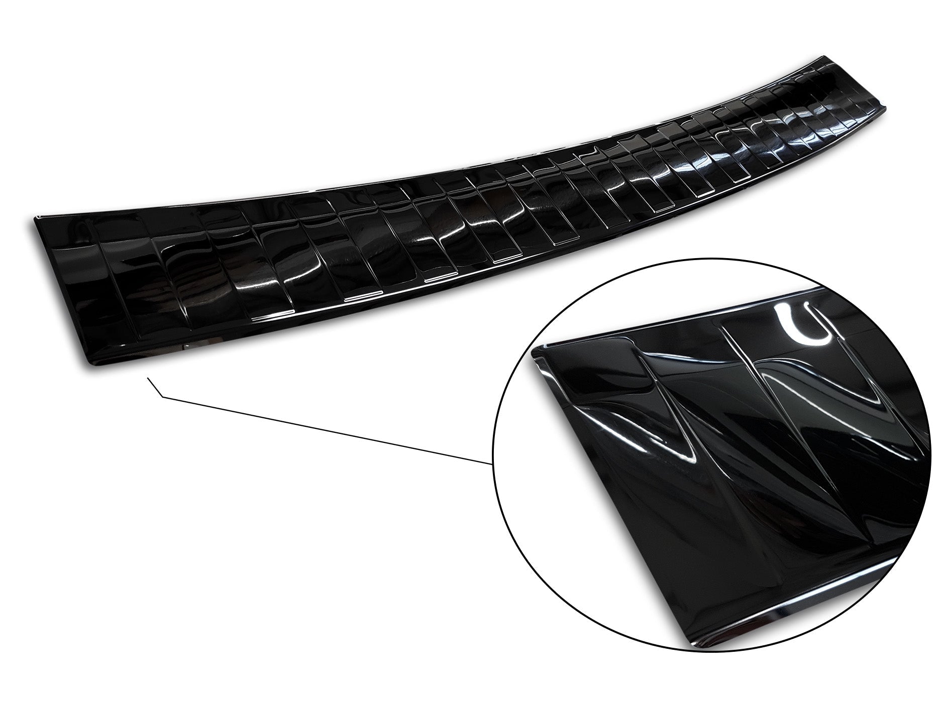 Lastskydd Volvo V70 III facelift 2014–2016 – Spegelblank svart | AVISA - Carlevel AB - Lastskydd
