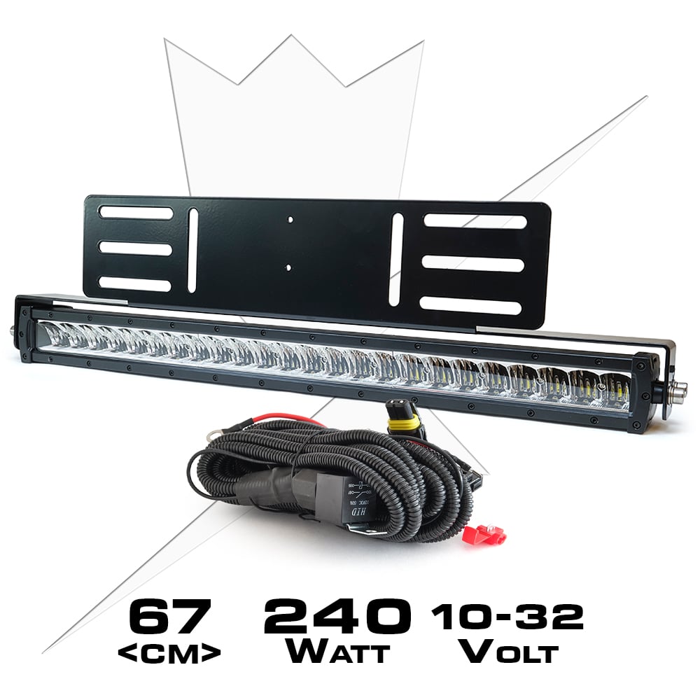 Ledramp Paket LUXTAR X24 Black Edition – Infälld – 240W - Carlevel AB - Fordon och delar > Fordonsdelar > Belysning > Extraljus