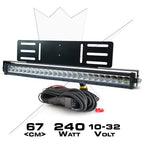 Ledramp Paket LUXTAR X24 Black Edition – Infälld – 240W - Carlevel AB - Fordon och delar > Fordonsdelar > Belysning > Extraljus