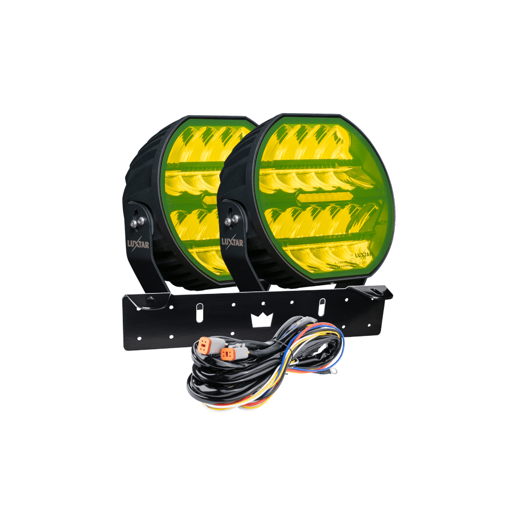 LUXTAR LED-extraljus Stellar Black RAD2 – Yellow - Carlevel AB - Fordon och delar > Fordonsdelar > Belysning > Extraljus