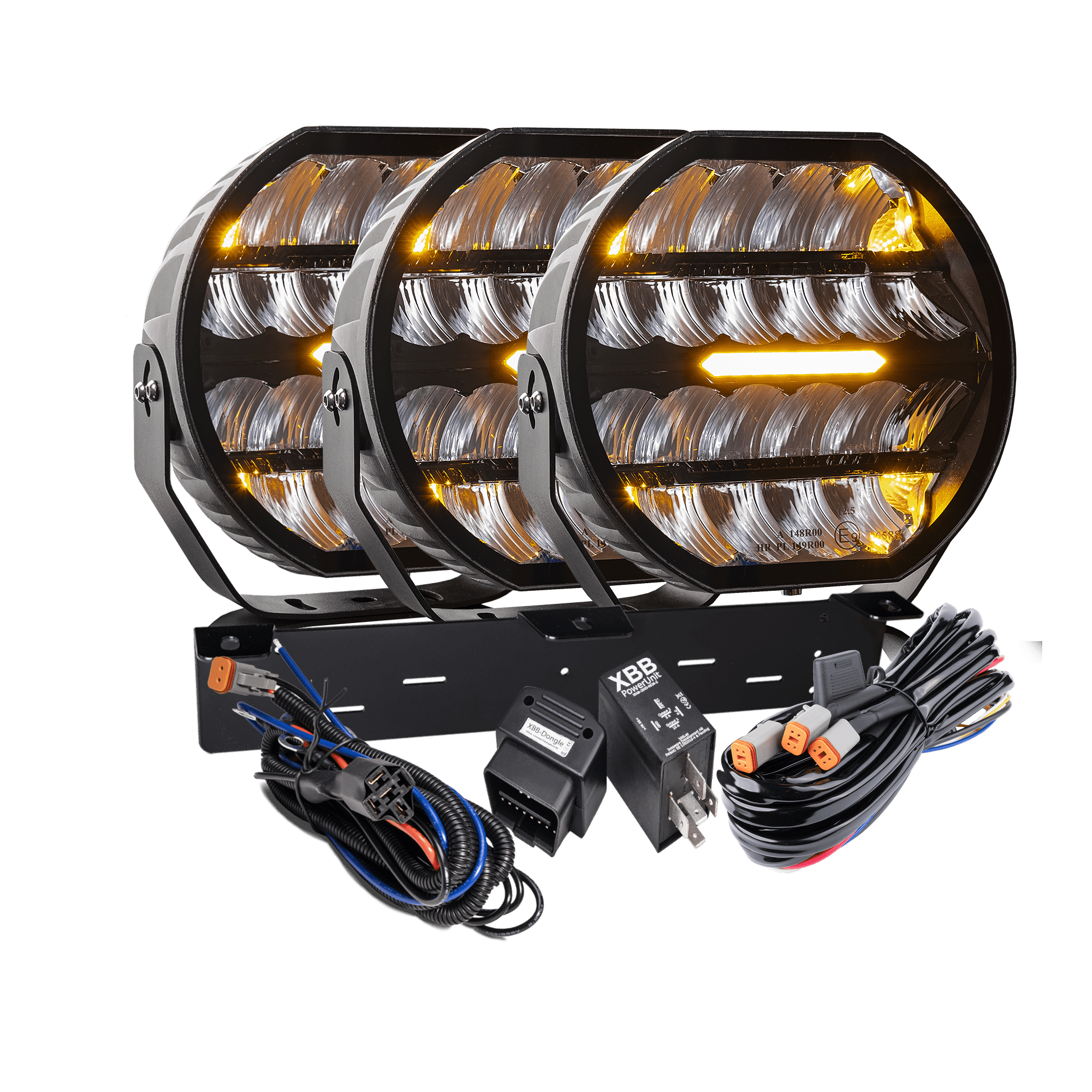 LUXTAR LED-extraljus Stellar Black RAD3 Canbus – 16 480 lm - Carlevel AB - Fordon och delar > Fordonsdelar > Belysning > Extraljus