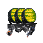 LUXTAR LED-extraljus Stellar Black RAD3 – Yellow Canbus - Carlevel AB - Fordon och delar > Fordonsdelar > Belysning > Extraljus