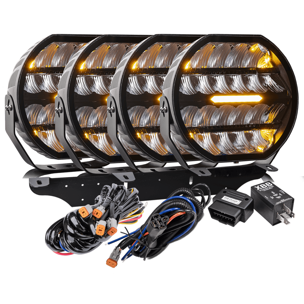 LUXTAR LED-extraljus Stellar Black RAD4 Canbus – 16 480 lm - Carlevel AB - Fordon och delar > Fordonsdelar > Belysning > Extraljus