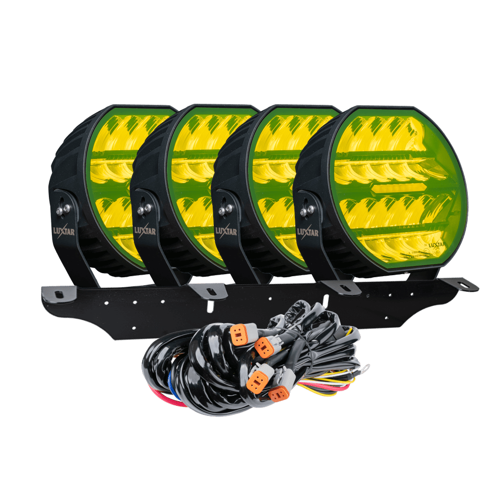 LUXTAR LED-extraljus Stellar Black RAD4 – Yellow - Carlevel AB - Fordon och delar > Fordonsdelar > Belysning > Extraljus