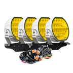 LUXTAR LED-extraljus Stellar White RAD4 – Yellow - Carlevel AB - Fordon och delar > Fordonsdelar > Belysning > Extraljus