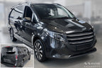 Mugghållarlist Mercedes Vito Tourer W447 facelift 2024+ – Spegelblank svart | AVISA - Carlevel AB - Mugghållarlist
