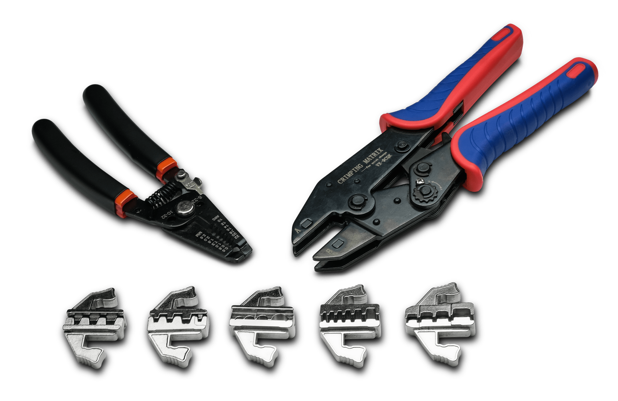 Ratchet Crimping Tool Set With Cable Wire Stripper, - Carlevel AB - Fordon och delar > Fordonsverktyg