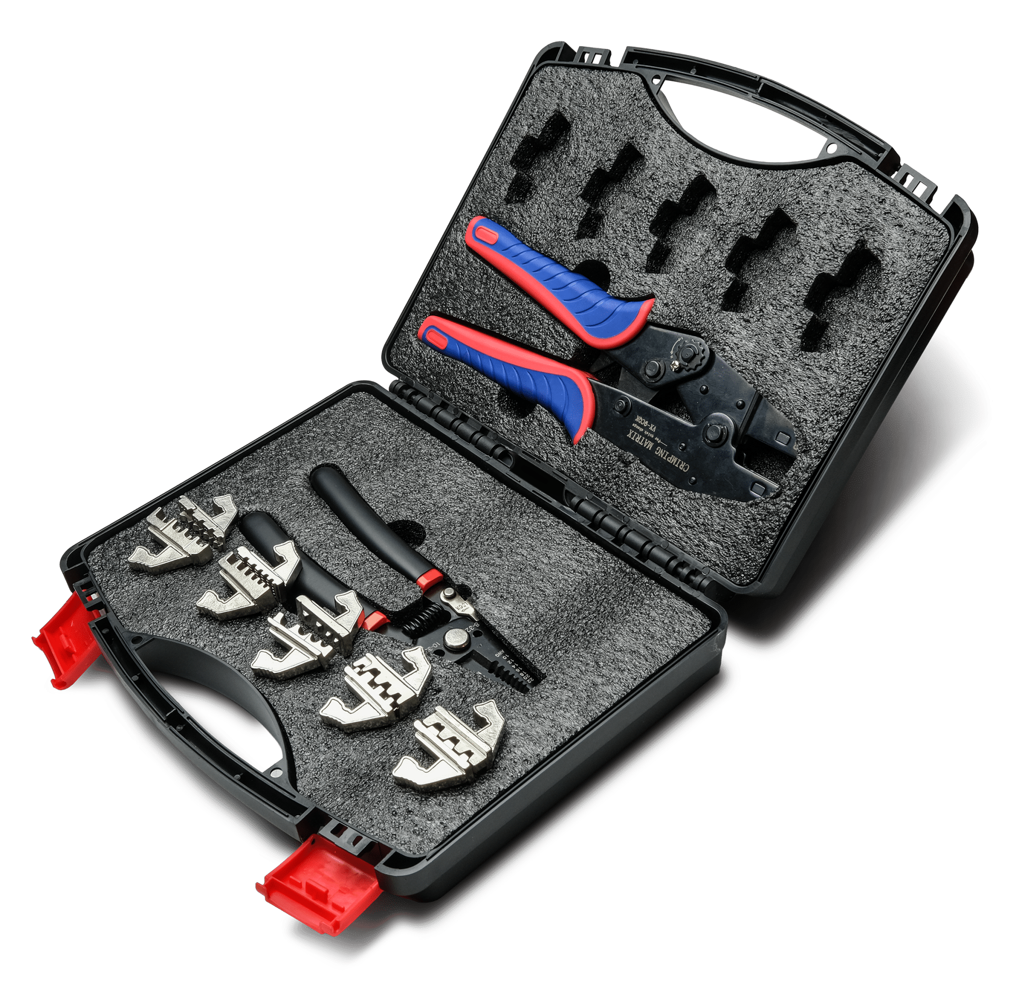 Ratchet Crimping Tool Set With Cable Wire Stripper, - Carlevel AB - Fordon och delar > Fordonsverktyg