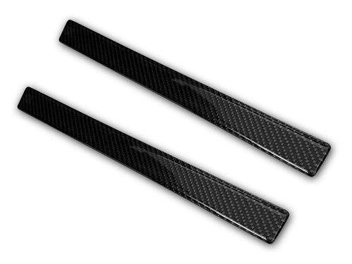 (svart) universella tröskelskydd 40x3cm (2delar per set) – Svart Kolfiber | AVISA - Carlevel AB - Tröskelskydd