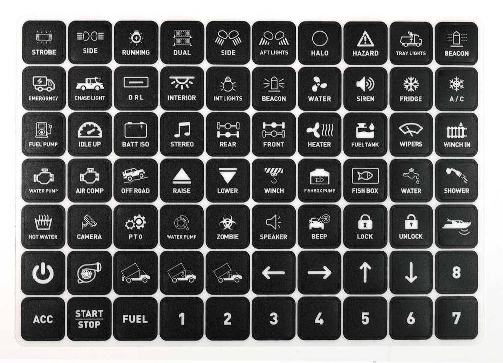 Switch Panel – 6 Channel – 12-24V DC - Carlevel AB - Fordon och delar > Fordonsverktyg