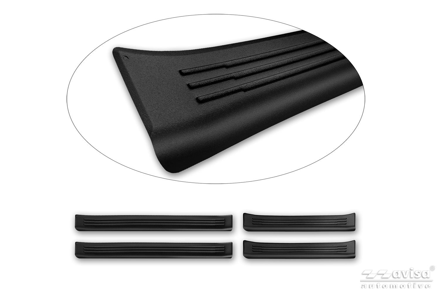 Tröskelskydd Black Mat Baic Beijing 7 2023+ – Mattsvart | AVISA - Carlevel AB - Tröskelskydd