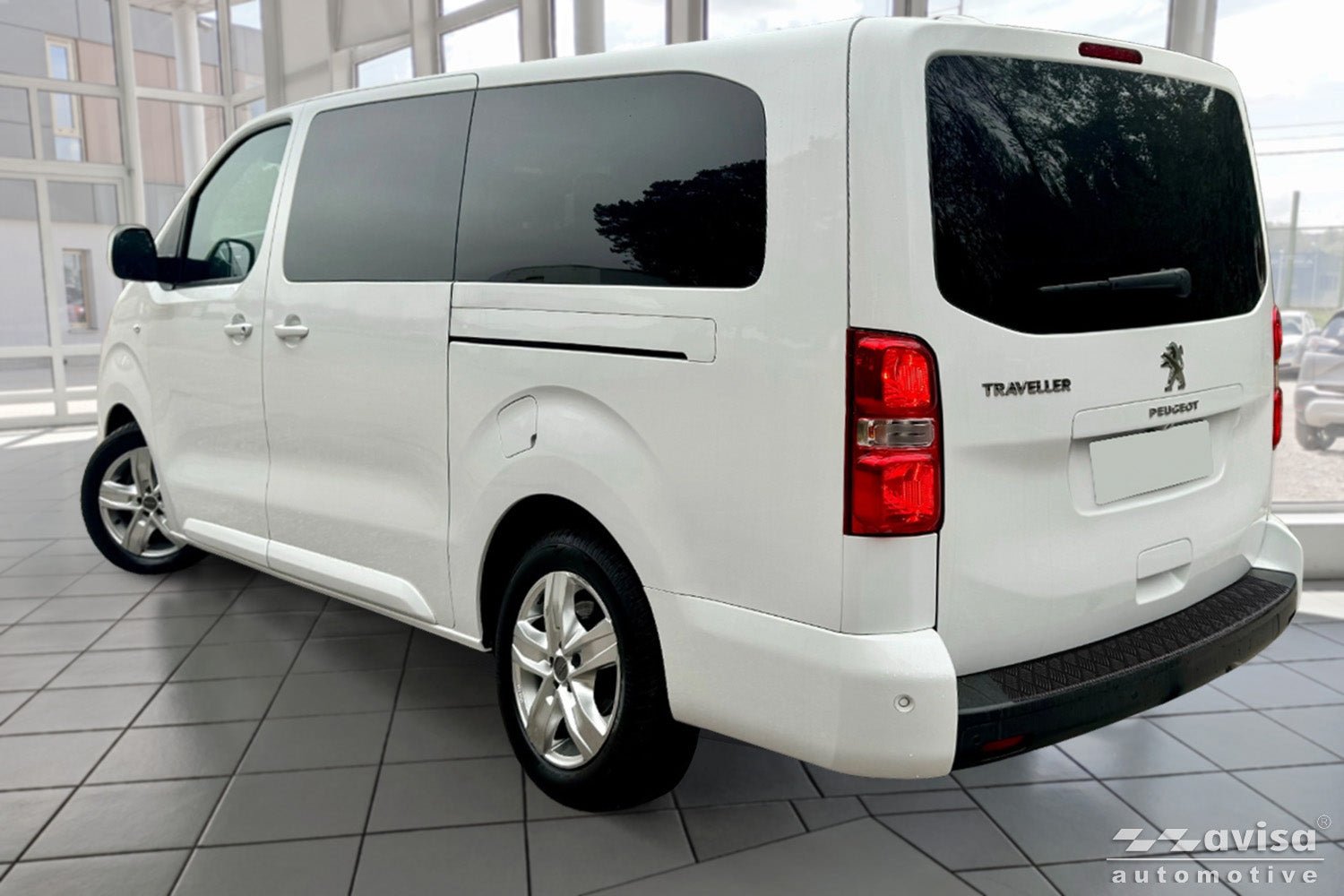 Tröskelskydd Black Mat Citroen Jumpy III 4-dörrars 2016+ m.fl. – Mattsvart | AVISA - Carlevel AB - Tröskelskydd