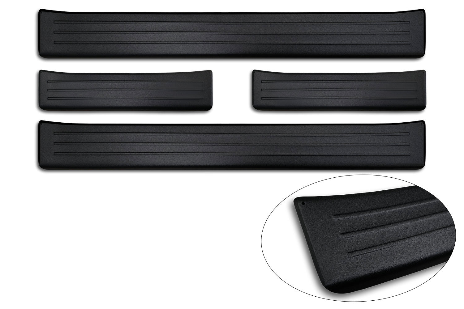 Tröskelskydd Black Mat Omoda 9 2024+ – Mattsvart | AVISA - Carlevel AB - Tröskelskydd