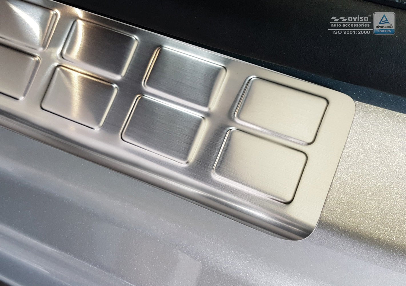 Tröskelskydd Citroen Jumpy III 4-dörrars 2016+ m.fl. – Silver satin (2/16301) | AVISA - Carlevel AB - Tröskelskydd