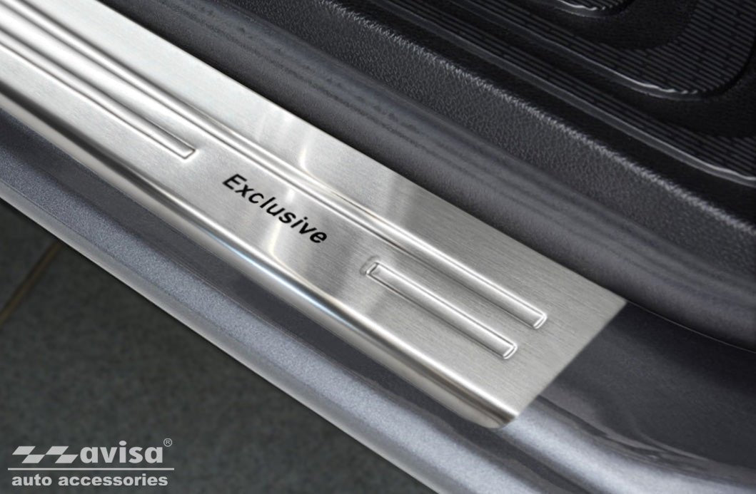 Tröskelskydd Exclusive Mercedes V Class W447/ Vito III 2014+ – Silver satin (2/13016) | AVISA - Carlevel AB - Tröskelskydd