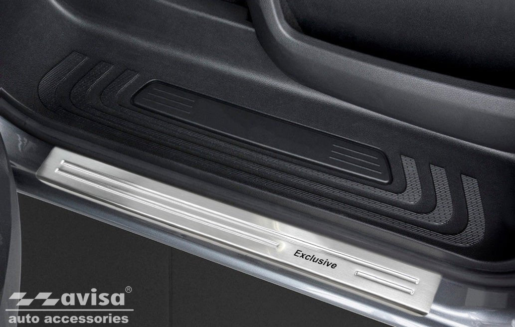 Tröskelskydd Exclusive Mercedes V Class W447/ Vito III 2014+ – Silver satin (2/13016) | AVISA - Carlevel AB - Tröskelskydd