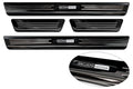 Tröskelskydd Exclusive Seat Arona, Arona Xcellence, Arona FR 2017–2021, facelift 2021+ – Spegelblank svart | AVISA - Carlevel AB - Tröskelskydd