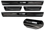 Tröskelskydd Exclusive Seat Arona, Arona Xcellence, Arona FR 2017–2021, facelift 2021+ – Spegelblank svart | AVISA - Carlevel AB - Tröskelskydd