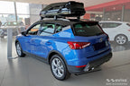 Tröskelskydd Exclusive Seat Arona, Arona Xcellence, Arona FR 2017–2021, facelift 2021+ – Spegelblank svart | AVISA - Carlevel AB - Tröskelskydd