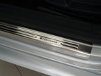 Tröskelskydd Exclusive Volkswagen Passat B6 2005–2010 / Volkswagen Passat B7 2011–2014 – Silver satin | AVISA - Carlevel AB - Tröskelskydd