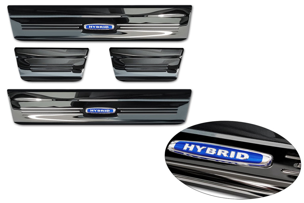 Tröskelskydd Hybrid Honda Hr-V III 2021+ – Spegelblank svart | AVISA - Carlevel AB - Tröskelskydd