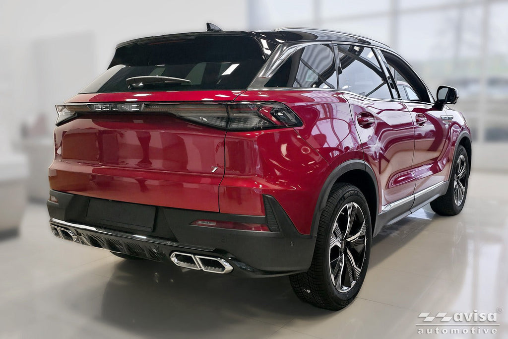 Tröskelskydd Lines Baic Beijing 7 2023+ – Silver satin | AVISA - Carlevel AB - Tröskelskydd