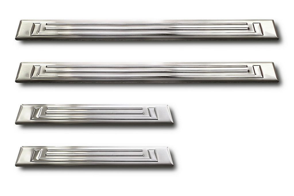 Tröskelskydd Lines BYD Seal U Dm-i 2024+ – Silver satin | AVISA - Carlevel AB - Tröskelskydd