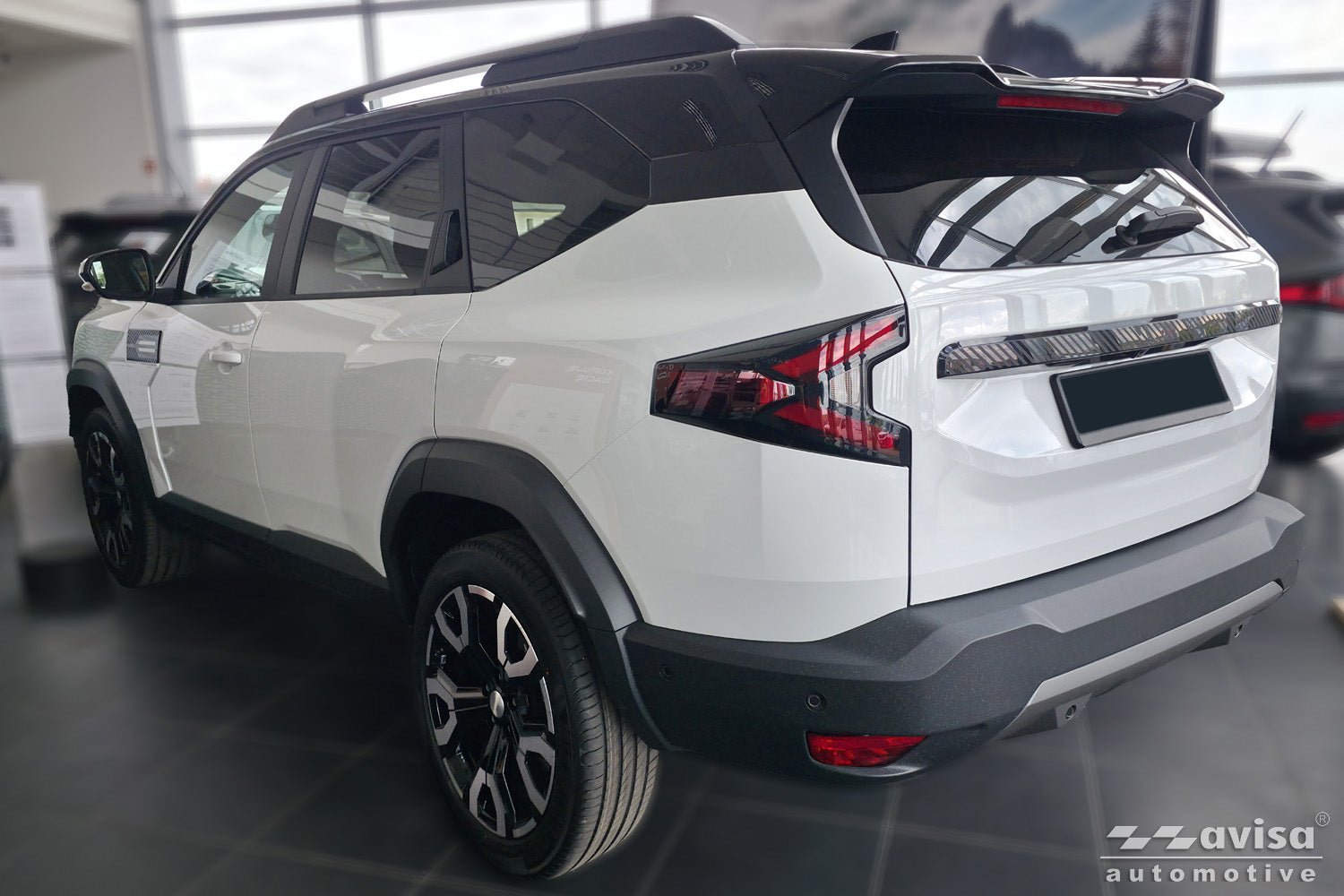 Tröskelskydd Lines Dacia Bigster 2024+ – Spegelblank svart | AVISA - Carlevel AB - Tröskelskydd