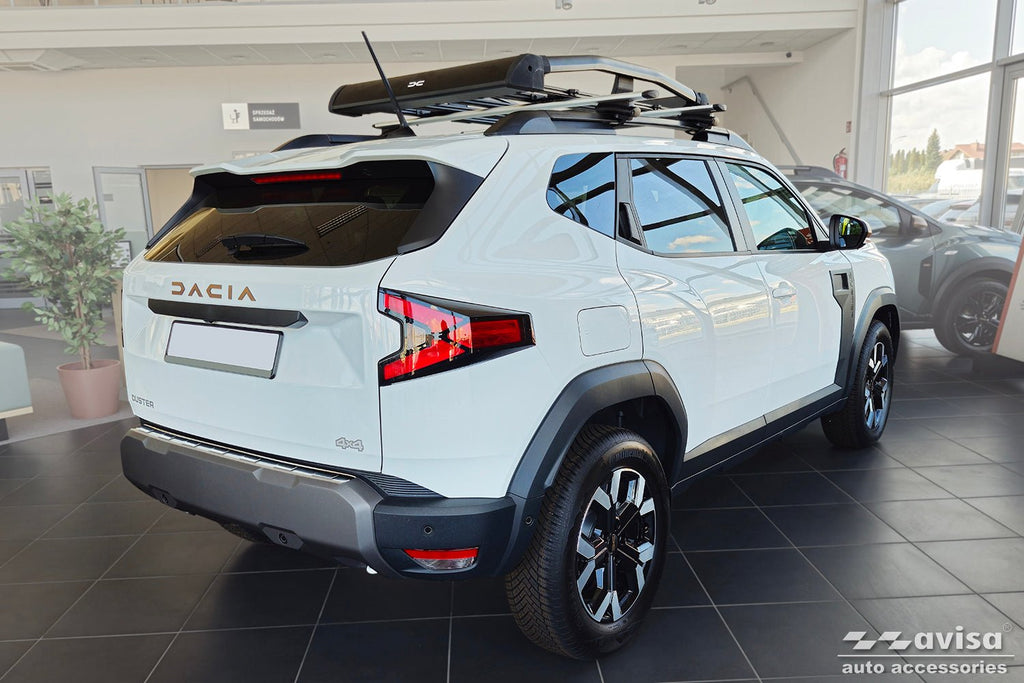 Tröskelskydd Lines Dacia Duster III 2024+ – Silver | AVISA - Carlevel AB - Tröskelskydd