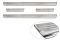 Tröskelskydd Lines Fiat 600 2023+ – Silver satin | AVISA - Carlevel AB - Tröskelskydd