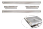 Tröskelskydd Lines Fiat 600 2023+ – Silver satin | AVISA - Carlevel AB - Tröskelskydd