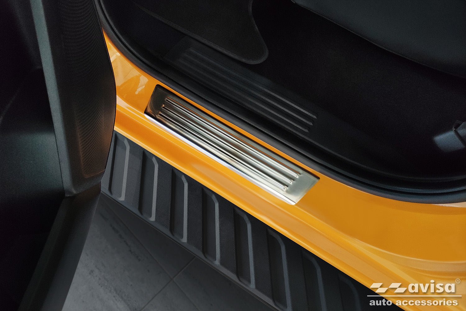 Tröskelskydd Lines Ford Ranger VI 2022+ / Volkswagen Amarok II 2023+ – Silver | AVISA - Carlevel AB - Tröskelskydd