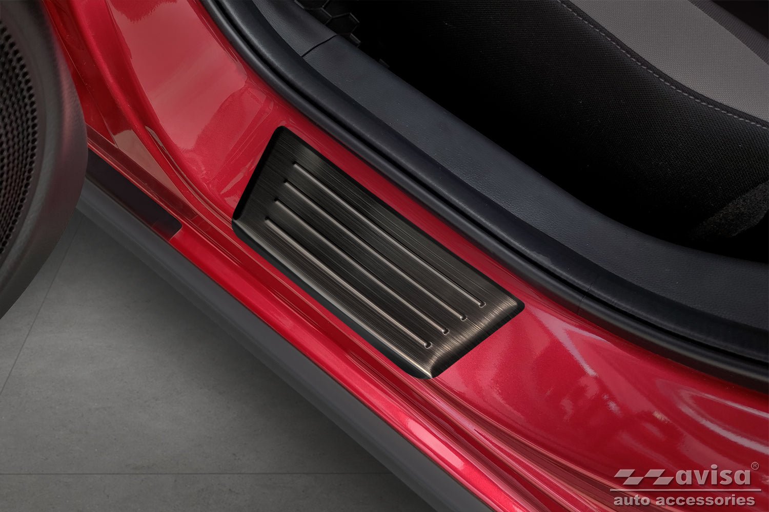 Tröskelskydd Lines Honda Jazz V Crosstar hybrid 2020+ – Svart | AVISA - Carlevel AB - Tröskelskydd