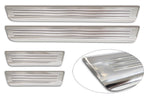Tröskelskydd Lines Hyundai Kona II 2023+ / MG 3 III 2024+ > / MG ZS II 2024+ > – Silver satin | AVISA - Carlevel AB - Tröskelskydd