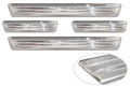 Tröskelskydd Lines Mazda CX-30 2019+ – Silver satin | AVISA - Carlevel AB - Tröskelskydd