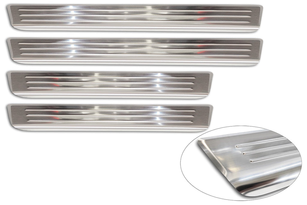Tröskelskydd Lines Mercedes Citan II W420/ Panel van/ Kombi/ Citan II Tourer W420 2021+ m.fl. – Silver satin | AVISA - Carlevel AB - Tröskelskydd