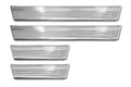 Tröskelskydd Lines Mitsubishi Outlander IV 2025+ – Silver satin | AVISA - Carlevel AB - Tröskelskydd