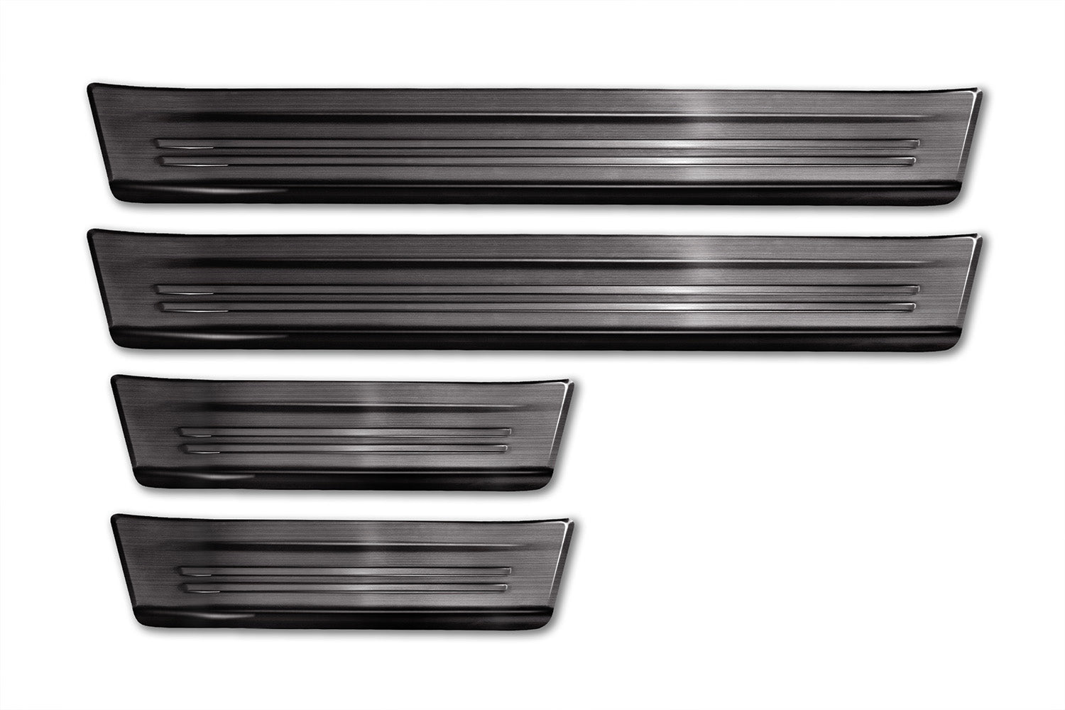 Tröskelskydd Lines Mitsubishi Outlander IV 2025+ – Svart | AVISA - Carlevel AB - Tröskelskydd