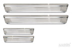 Tröskelskydd Lines Nissan Qashqai III crossover 2021–2024 facelift 2024+/ Nissan Qashqai E-power 2026+ – Silver satin | AVISA - Carlevel AB - Tröskelskydd